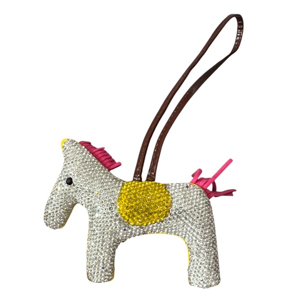 Leather Tassel Pony Keychain Sewn Horse bag chains (3 pack) - Picture 5 of 8